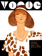 Vogue June 7, 1930 – Vintage Fashion Illustration Poster - Hakyarts