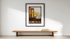 Paris-Lyon Vintage Travel Poster