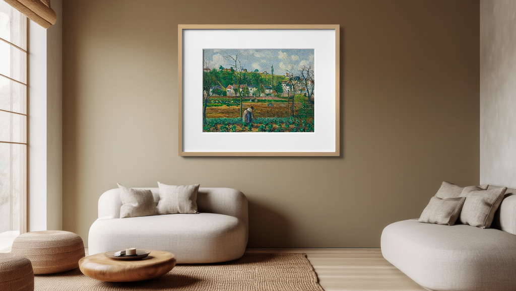 Camille Pissarro - Le Jardin de Maubuisson, Pontoise, la Mère Bellette