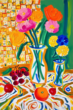 Set of 3 Minimalist Daily Life – Contemporary Still Life Culinary Art Prints - Hakyarts