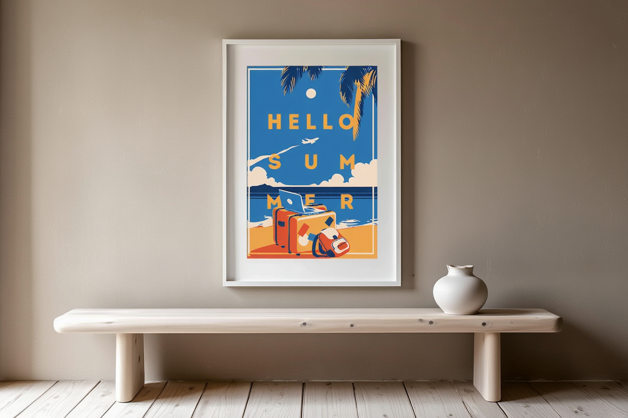 Hello Summer No 1 Poster