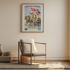 Goddess on Horseback Poster – Kabushiki Kaisha Vintage Art Print