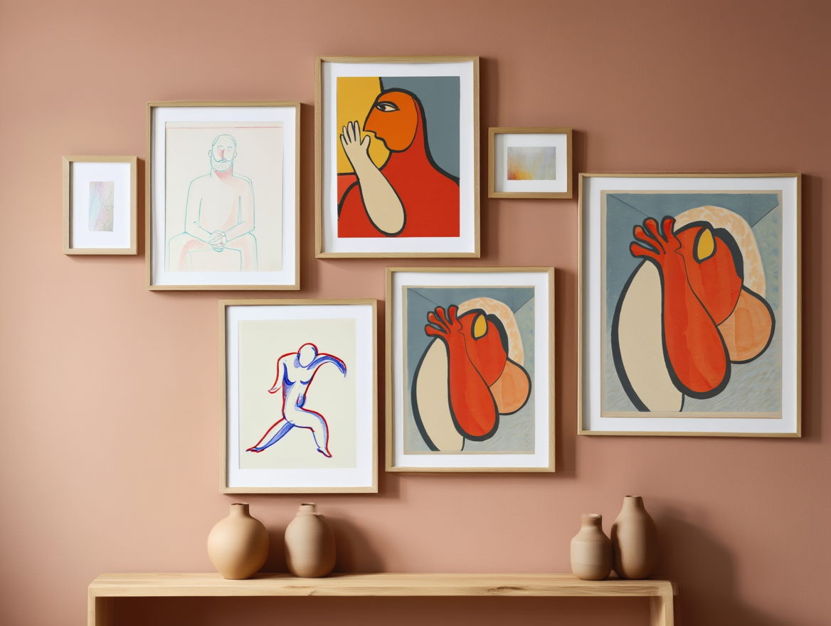 Galanda Minimal Modern – Quartet of Prints