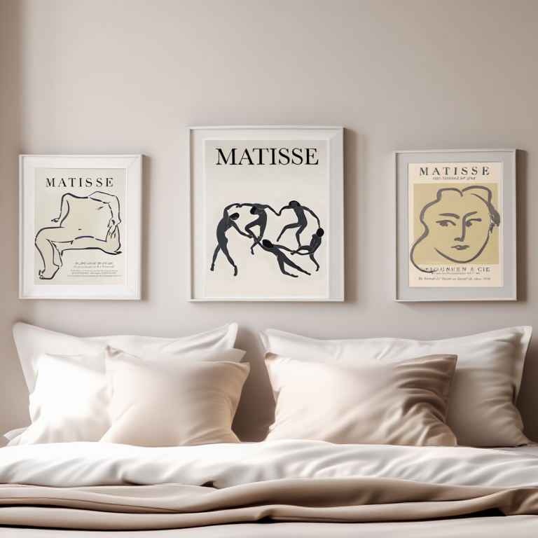 Matisse Inspired Wall Art Set – 3 Prints