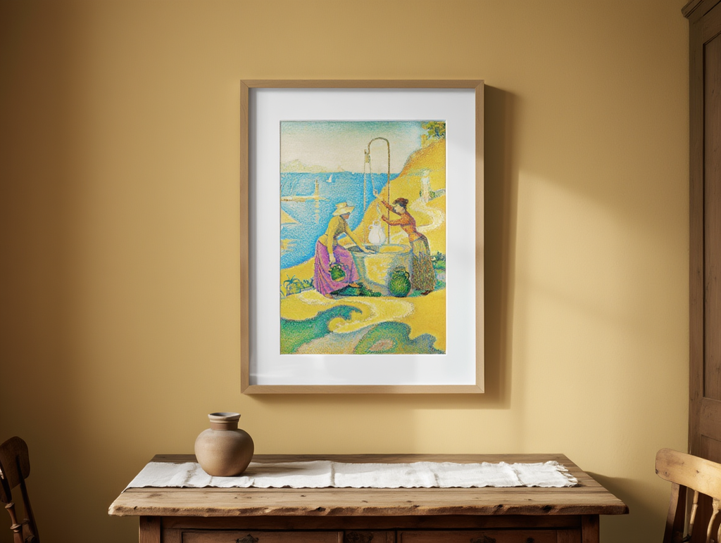 Paul Signac – Femmes Aux Puits – Iconic Neo-Impressionist Art Print