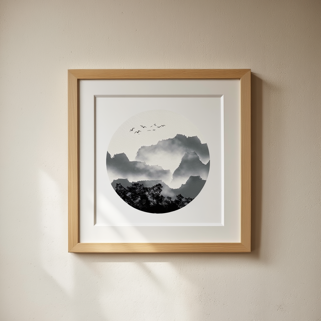 Moonlight Birds Poster