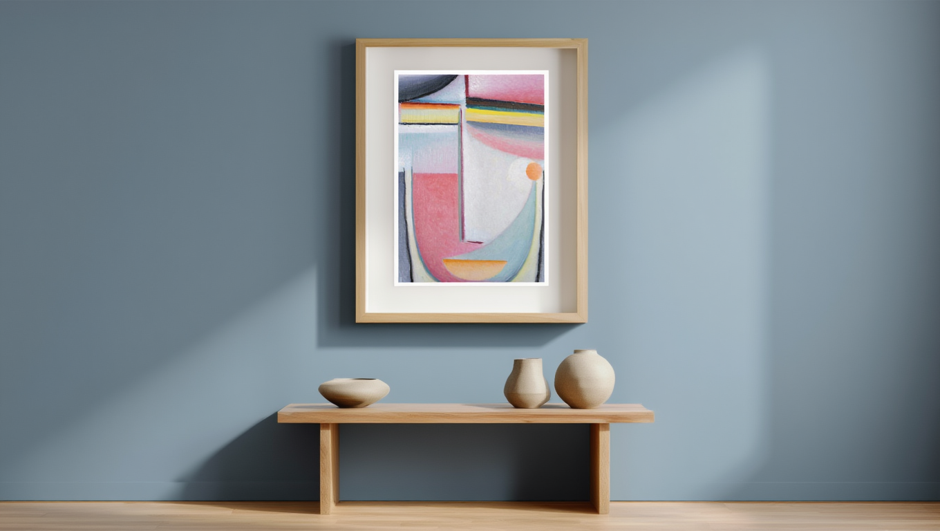 Alexej von Jawlensky - Abstract Head Symphony in Pink