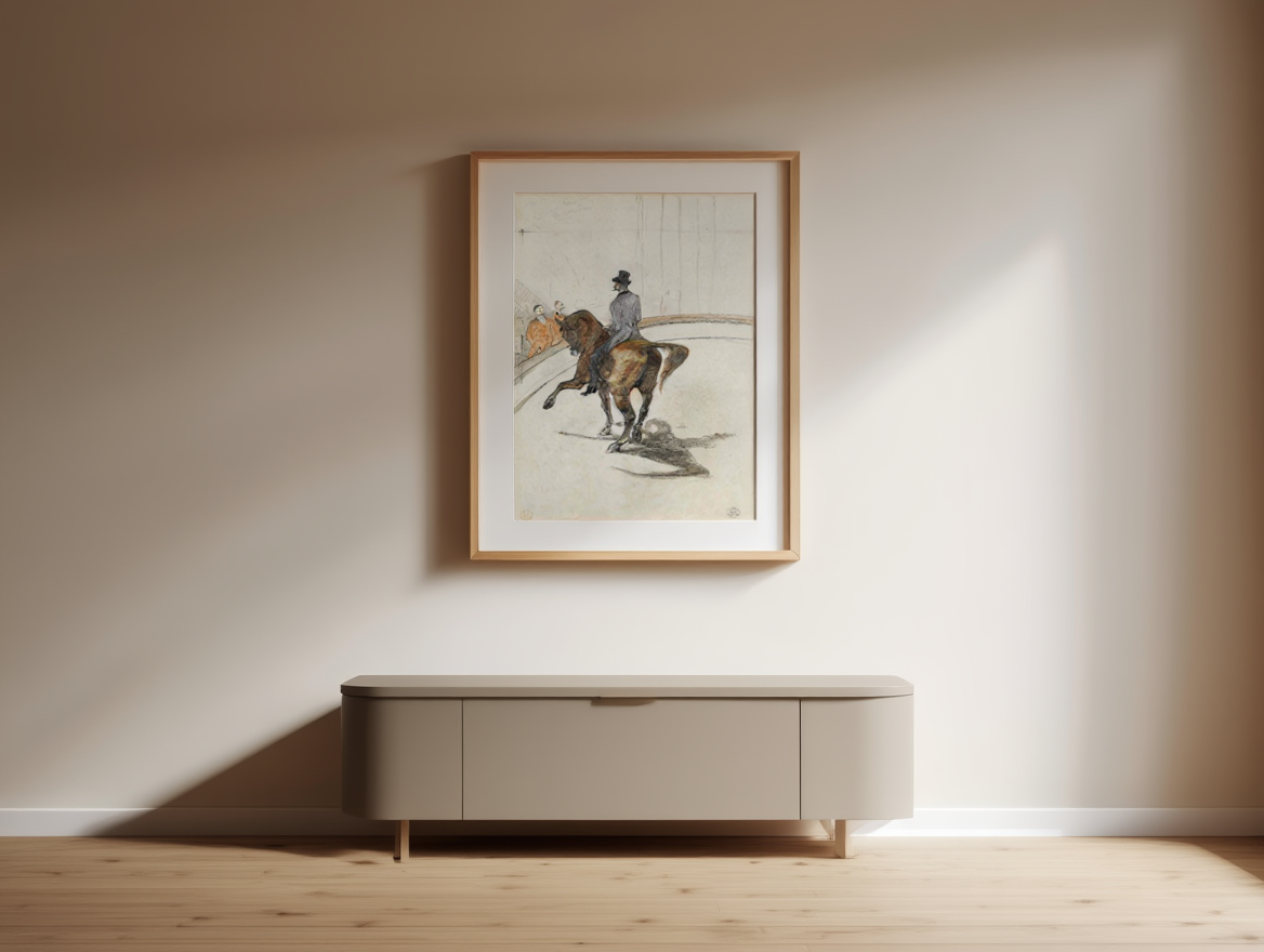 Henri de Toulouse-Lautrec – At The Circus: The Spanish Walk Print (1899) – Vintage French Art Poster