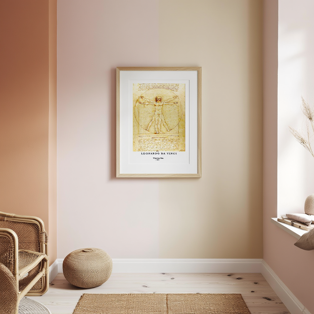 Leonardo da Vinci - Vitruvian Man Poster