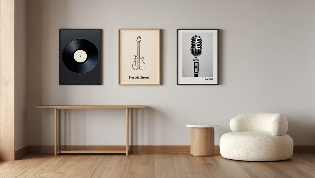 Music Gallery – Japandi Home Office Set of 3