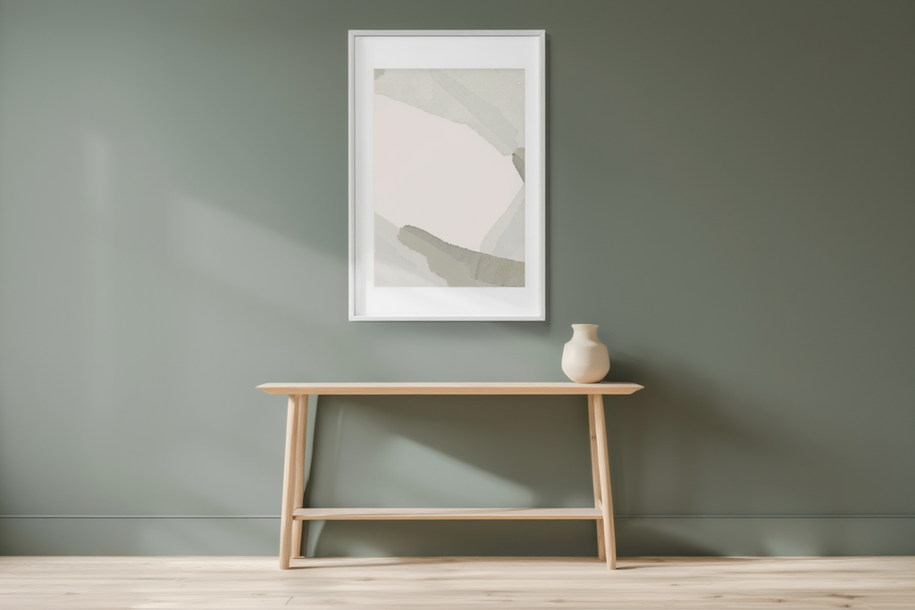 Watercolor Brush Strokes Poster