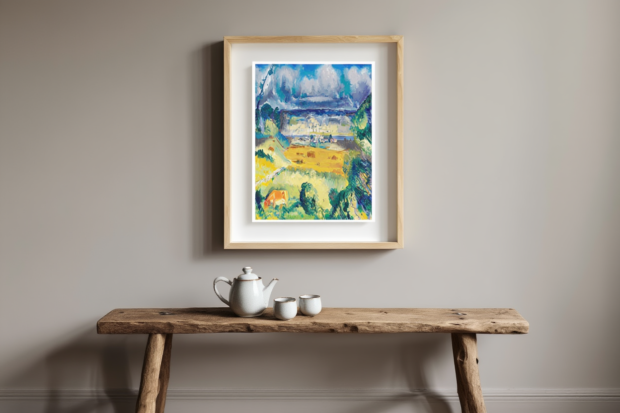 George Wesley Bellows - Clouds and Meadow