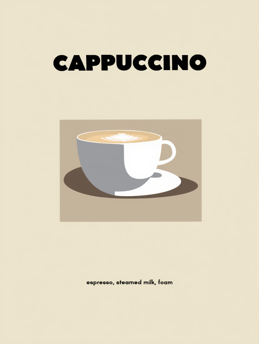 Coffee & Calm – Modern Lifestyle Illustration for Home