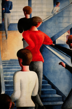 Oskar Schlemmer - Bauhaus Stairway