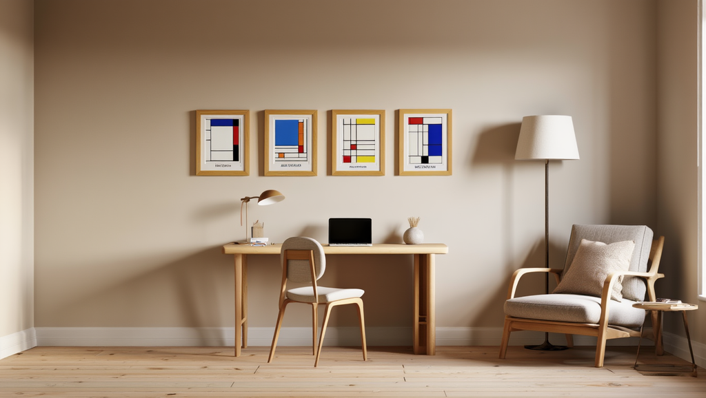 Modernist Balance – Piet Mondrian Geometric Wall Art Prints