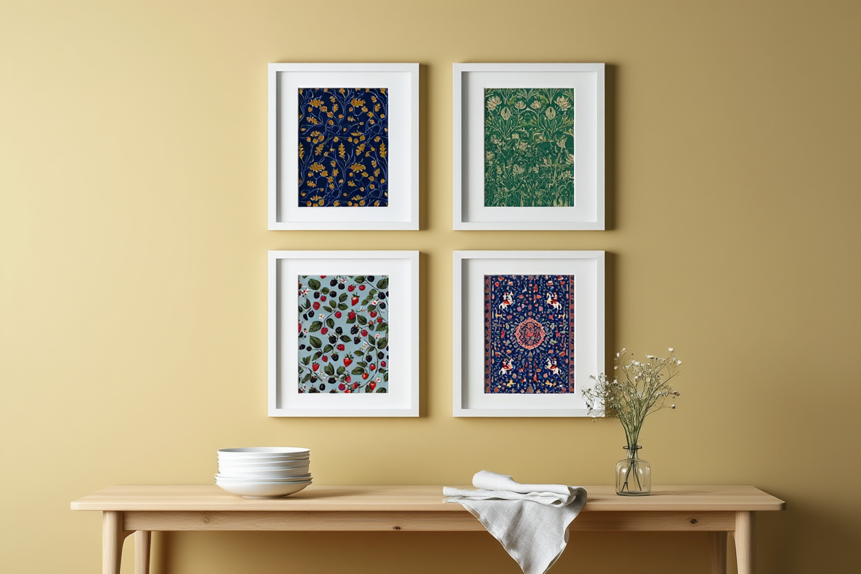William Morris – Botanical Elegance 4-Prints