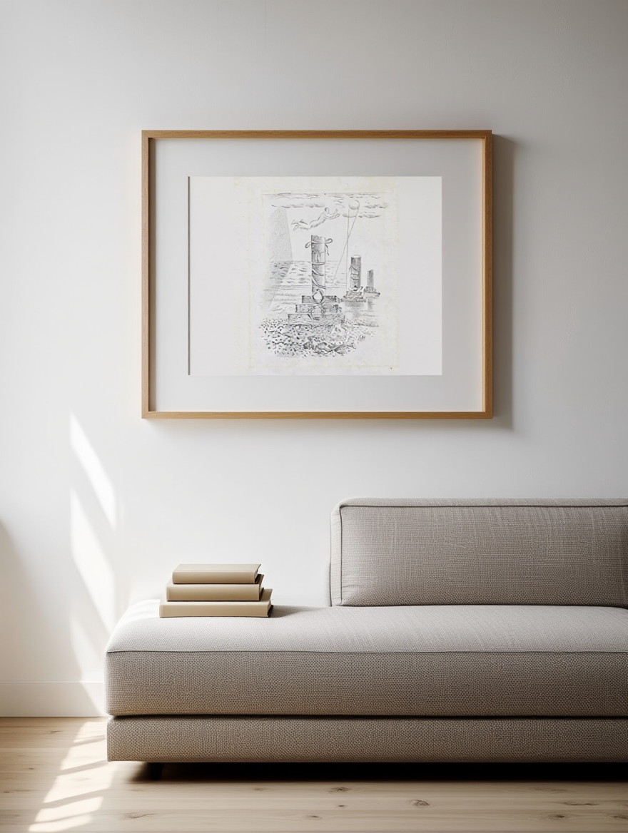 Sorrow – Paul Nash (1932) | Surrealist Landscape Art Print