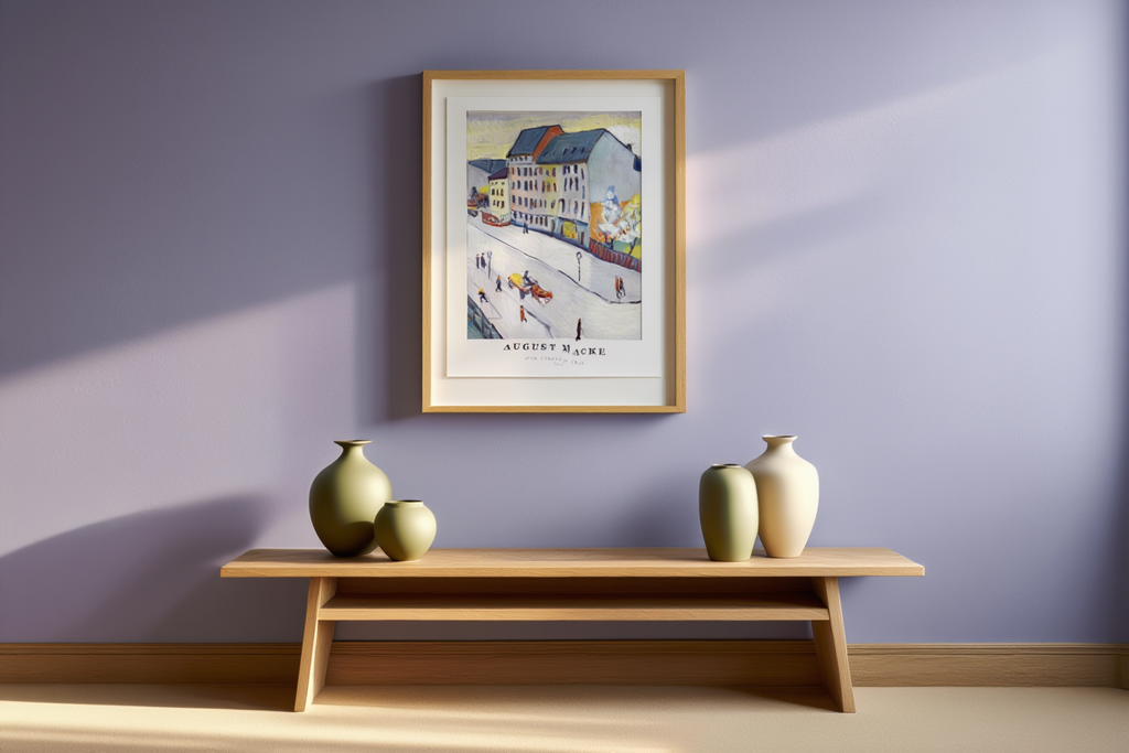 August Macke Poster - Our Street in Gray Poster