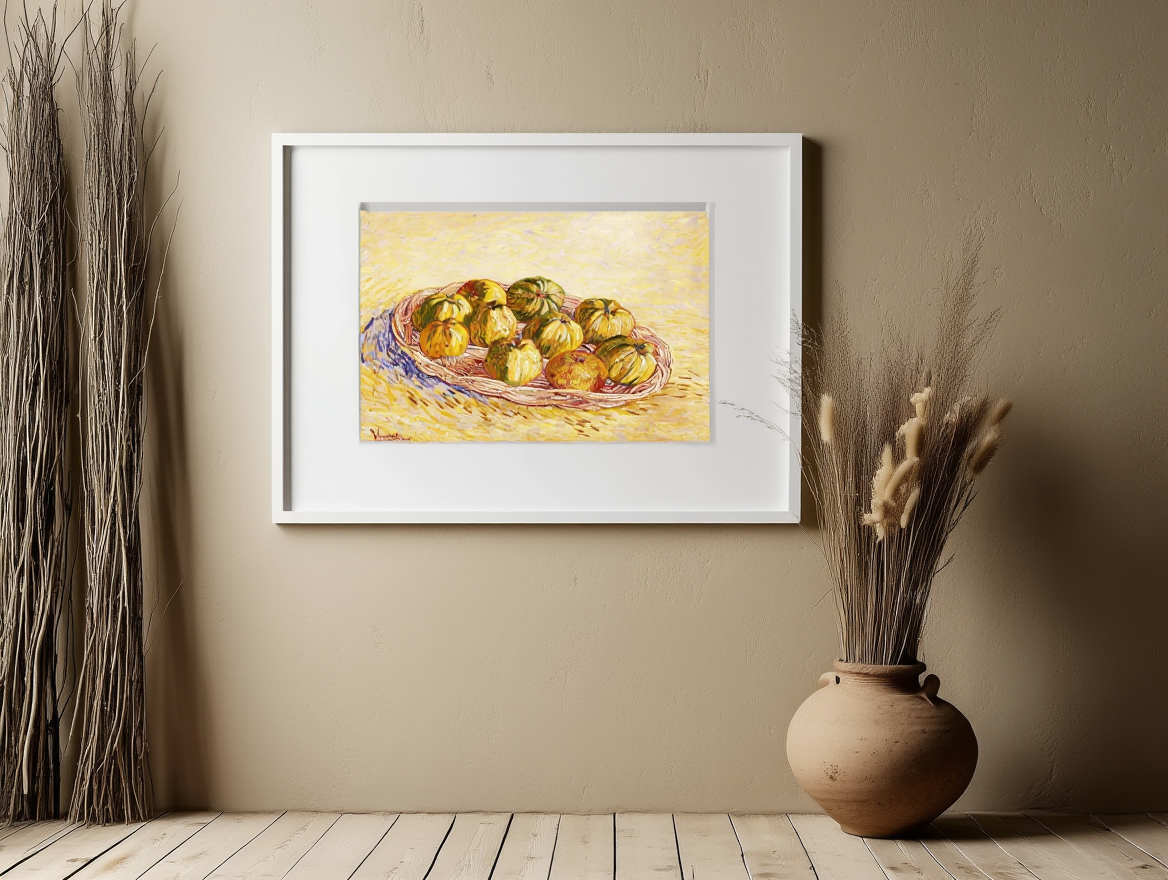 Vincent Van Gogh – Basket of Apples | Still Life Post-Impressionist Art Print