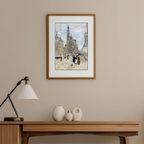 Saint-Étienne-du-Mont, Paris by Jean-François Raffaëlli – Impressionist Paris Landmark Art Print
