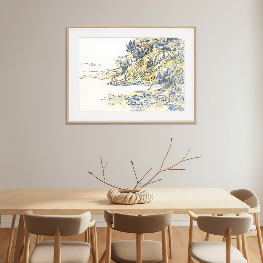 Paul Signac - The Calanque at Saint Tropez