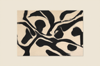 Set of 5 Monochrome Botanical Prints – Elegant Minimalist Wall Art