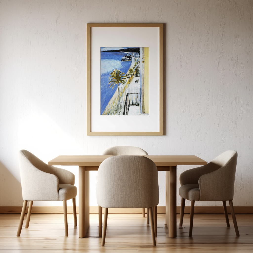 Henri Matisse – The Bay of Nice - Vibrant Coastal Modern Art Print