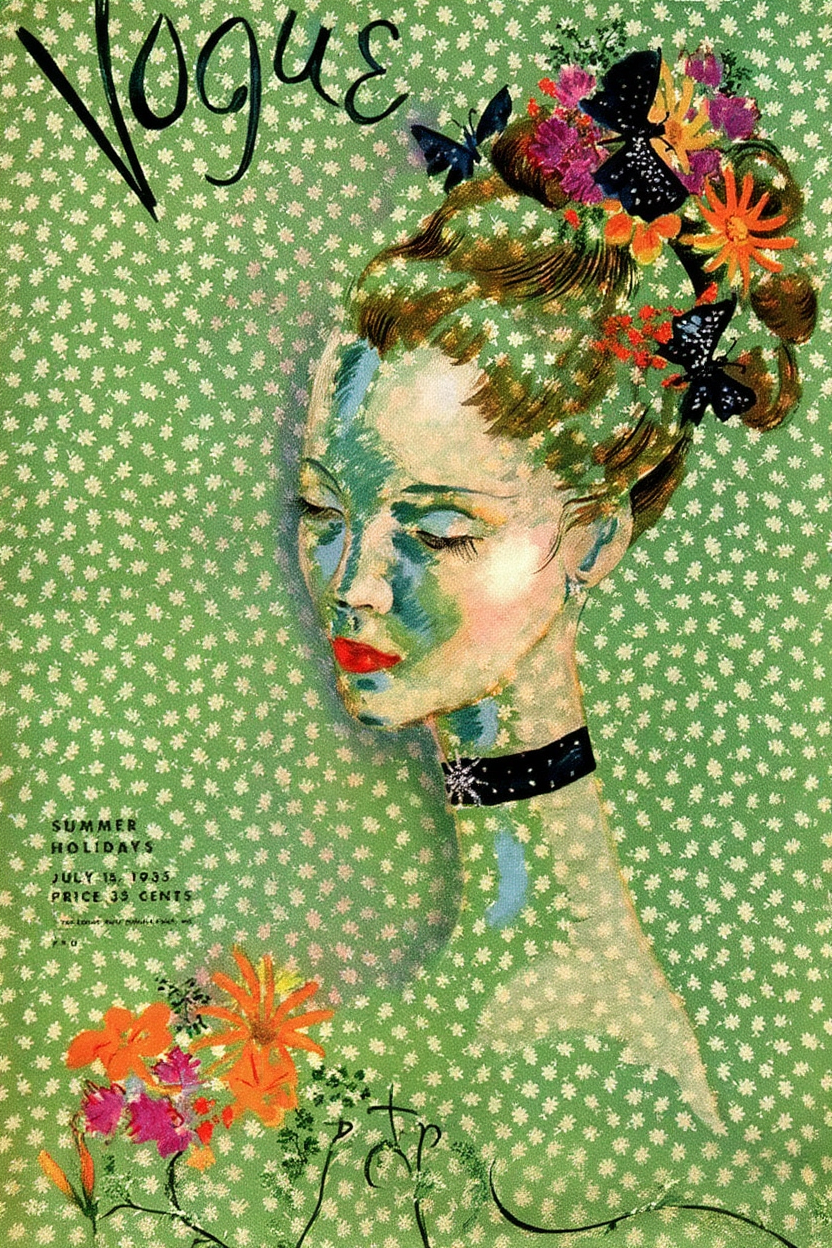 Vogue 1 – Vintage Fashion Poster | Iconic Style Wall Art Print