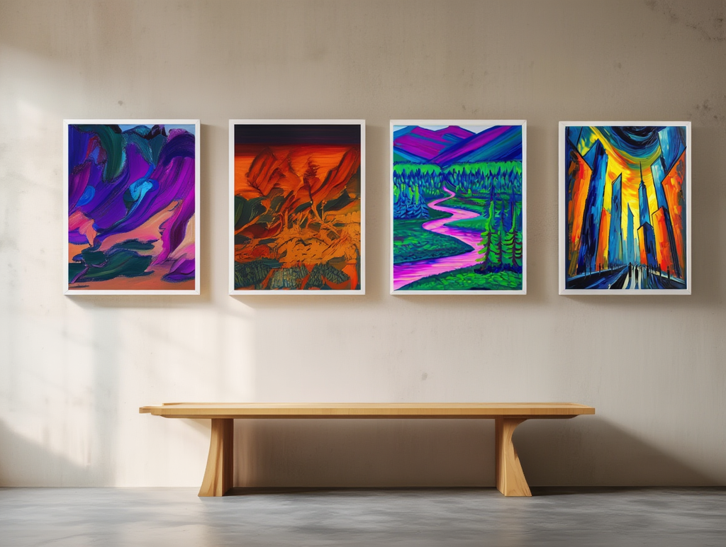 Kirchner Mix and Match 4 Prints — Stylized Berlin Nightlife