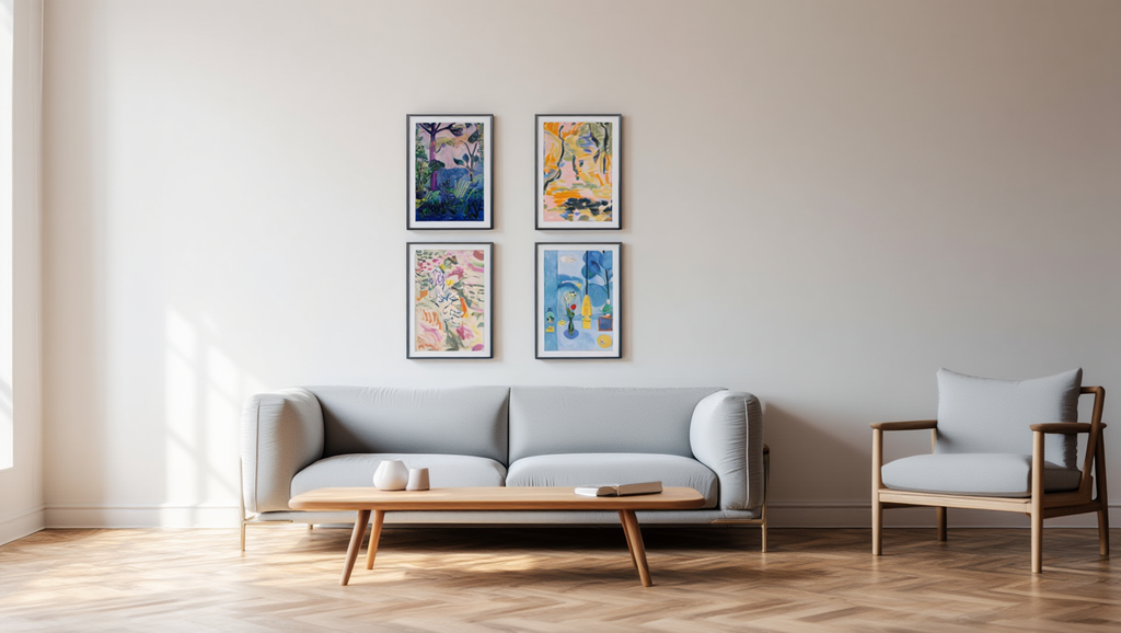Matisse Inspired Wall Art Set – 4 Prints