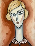 Modigliani Timeless Gaze – Mix & Match Fine Art Print - Hakyarts