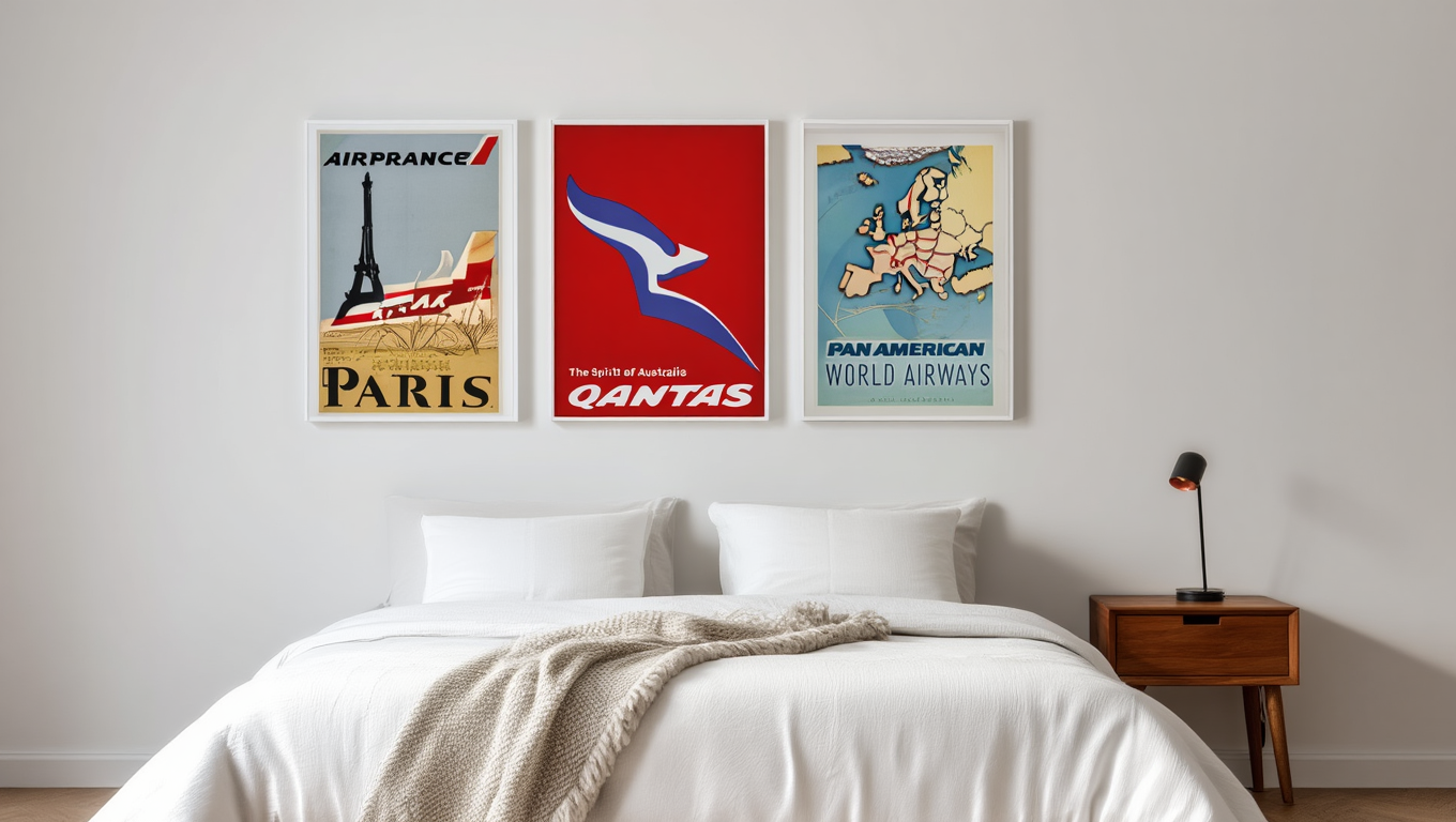 Wanderlust Posters – 4-Piece Travel Wall Art Set
