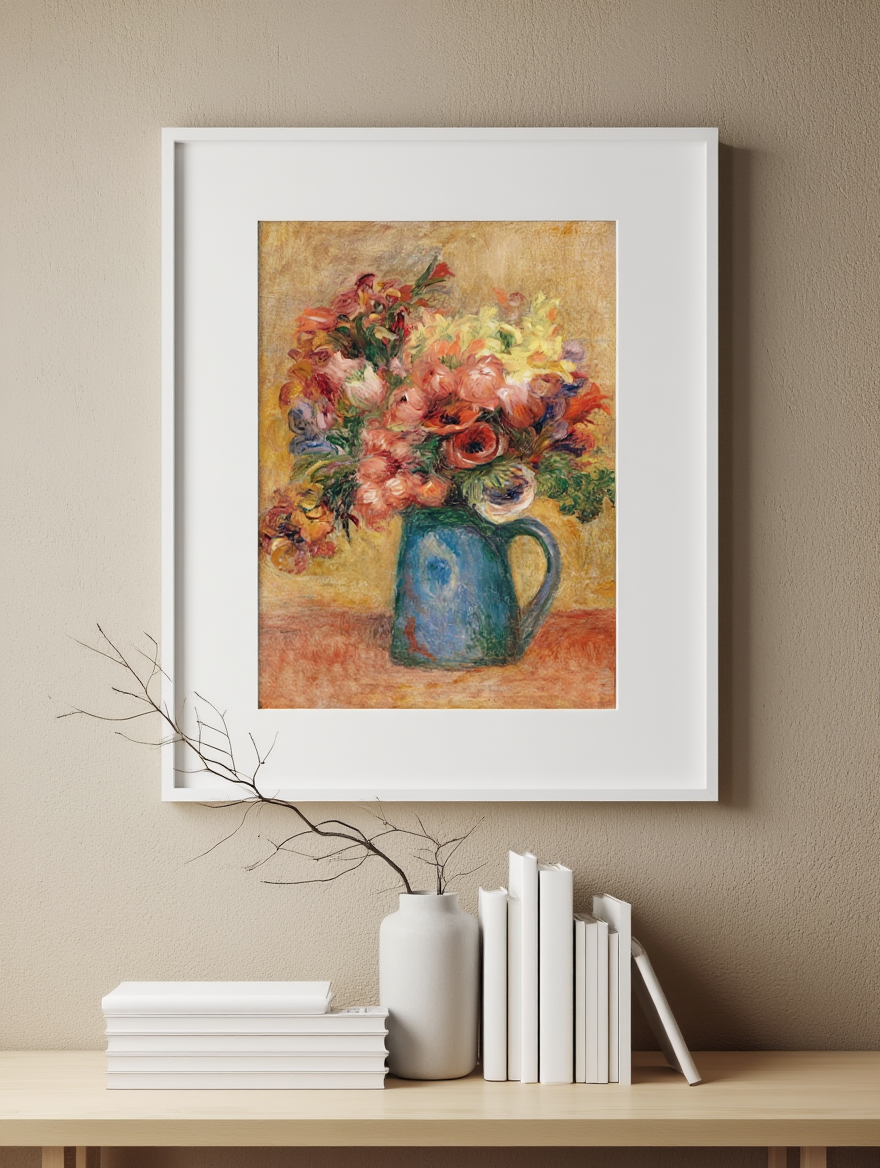 Auguste Renoir - Vase of Flowers