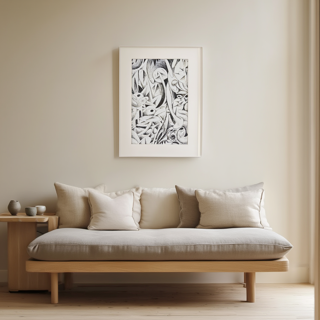 Abstract Forms – Rudolf Bauer (1913) | Modernist Abstract Art Print