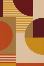 Set of 4 Geometric Figurative Art Prints – Modern Abstract Wall Art Collection - Hakyarts