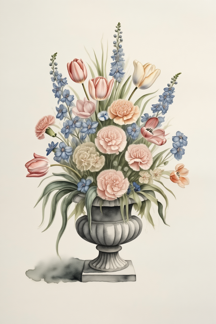 Lavender Dreams – Soft Pastel Floral Print