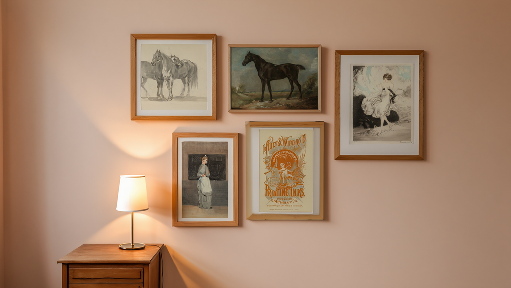 Timeless Vintage – 5-Piece Wall Art Set
