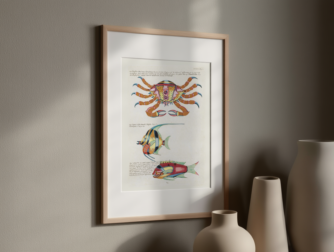 Louis Renard - Poissons Plate 84 Poster