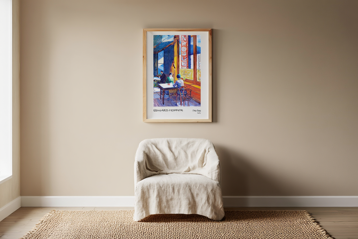 Edward Hopper – Chop Suey Art Print