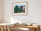 La Roche-Guyon – Auguste Renoir Poster | Impressionist Landscape Art Print