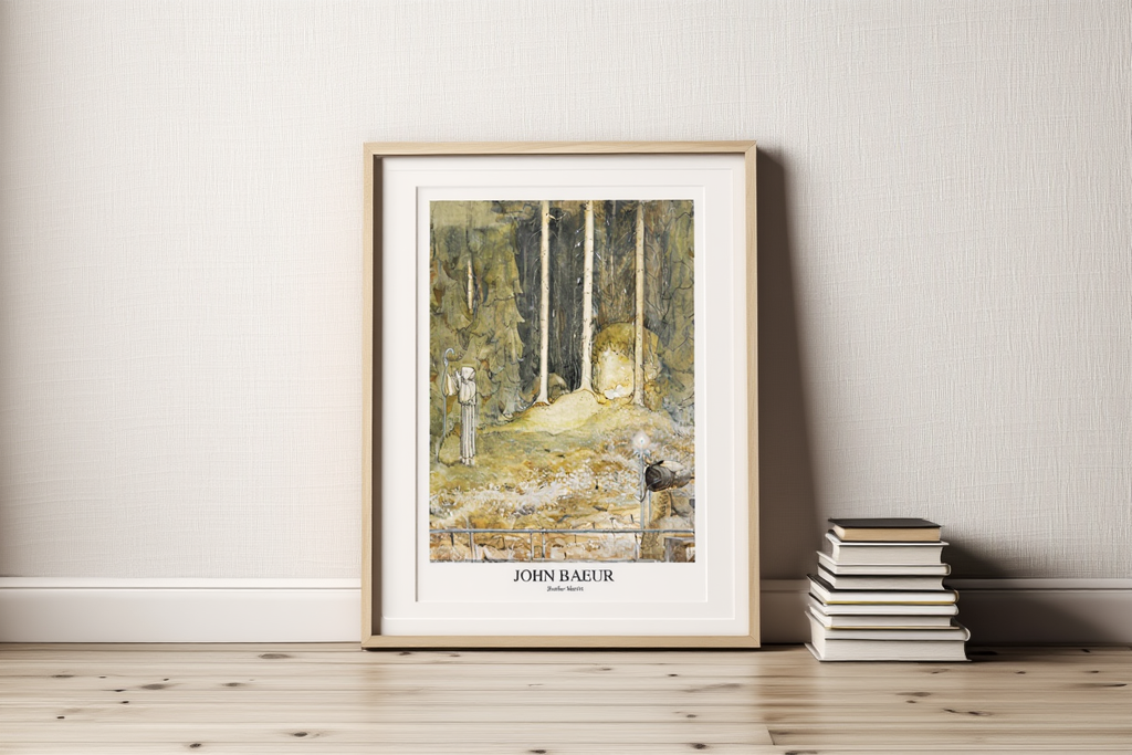 Brother Martin by John Bauer (1913) – Nordic Fairy Tale Illustration