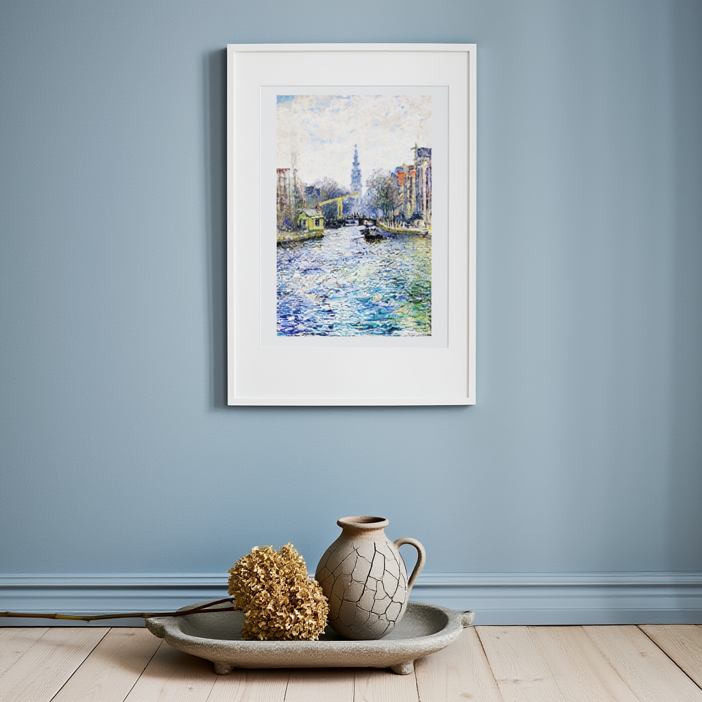 Claude Monet – Canal in Amsterdam - Iconic Impressionist Art Print