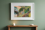 Above the Sea – Paul Gauguin Poster | Post-Impressionist Seascape & Symbolist Art Print - Hakyarts