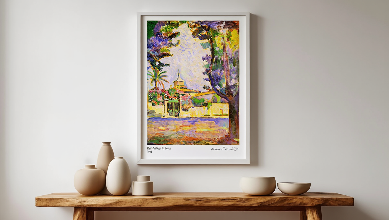 Henri Matisse - Place des Lices, St. Tropez Poster