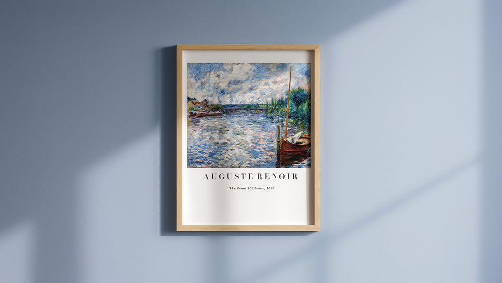 Auguste Renoir - The Seine at Chatou Poster