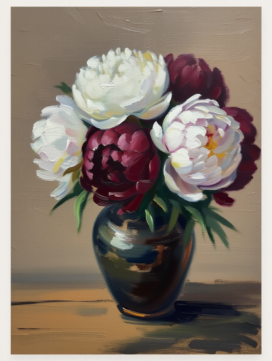 Studies in Bloom – 7 Floral Artworks Collection