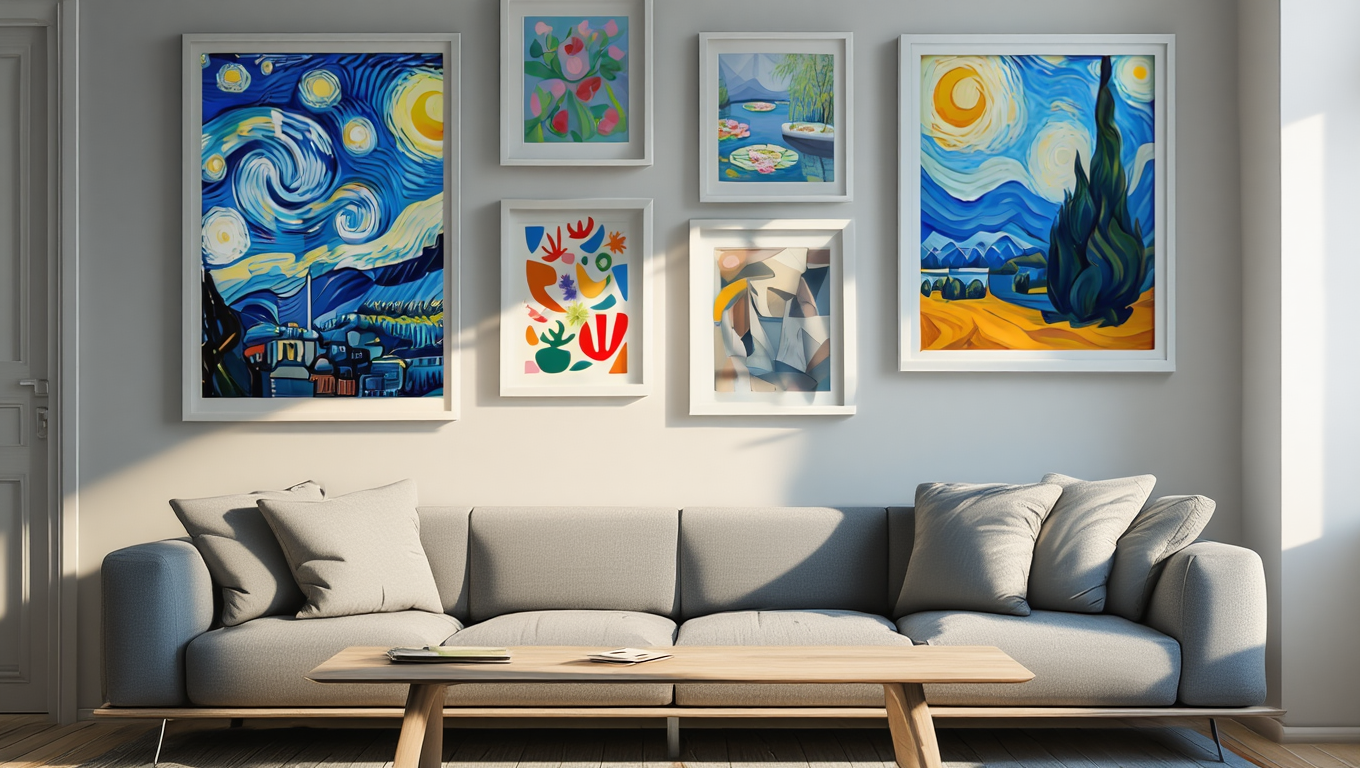 Bedroom Artistry – Set of 6 Curated Masterpieces