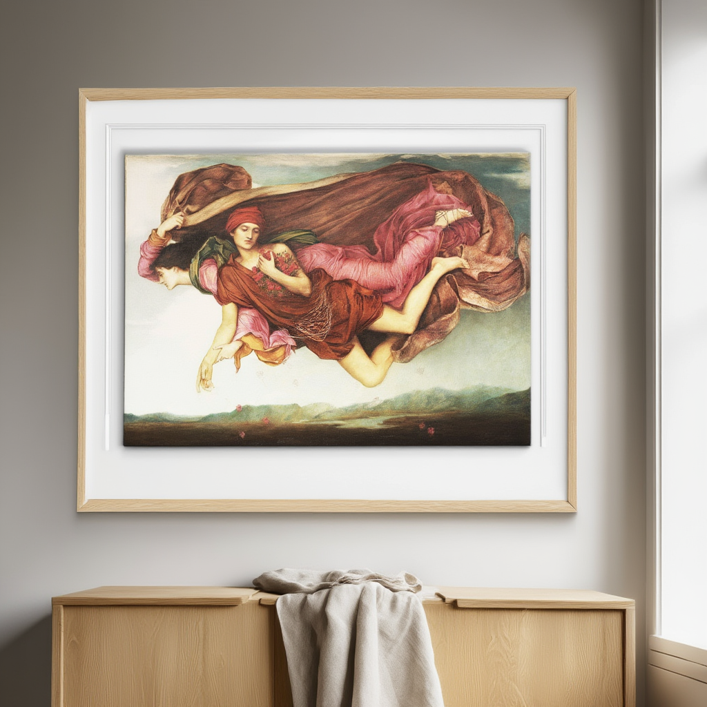 Nuit et Sommeil d'Evelyn De Morgan, 1878 – Allégorie symboliste préraphaélite