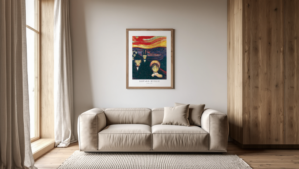 Edvard Munch - Anxiety Poster