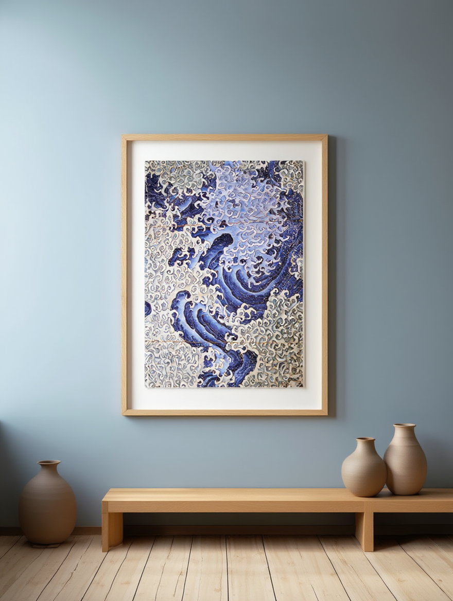 Katsushika Hokusai – Masculine Wave - Iconic Ukiyo-e Japanese Art Print